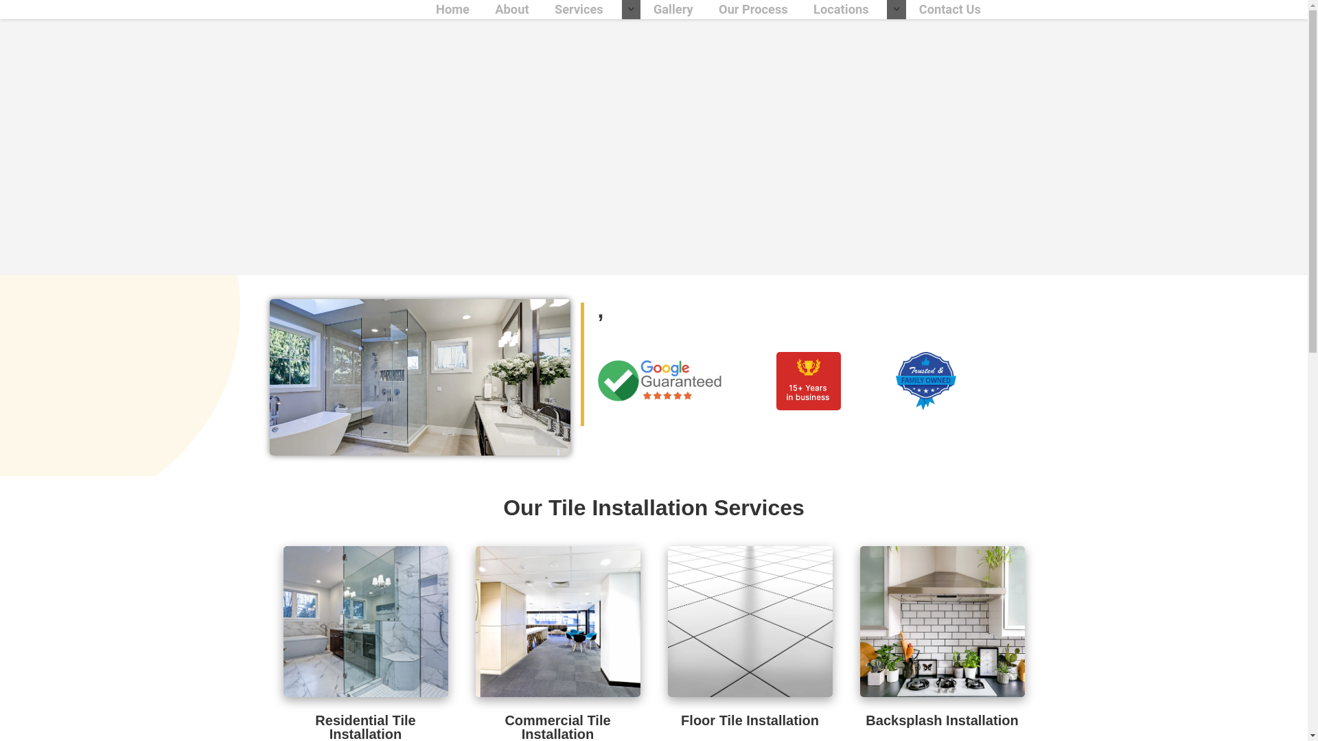 website screenshot of https://tileinstallersnearenglewood.com/