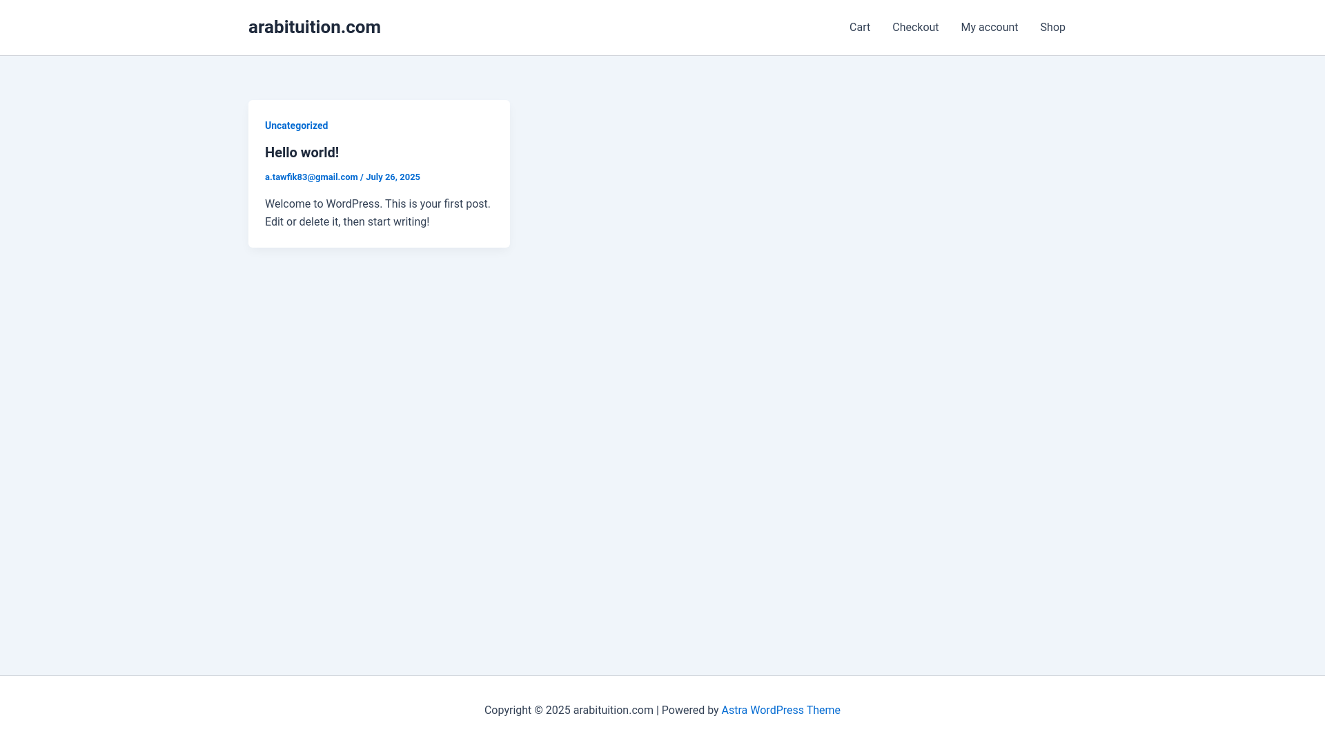 website screenshot of https://arabituition.com/
