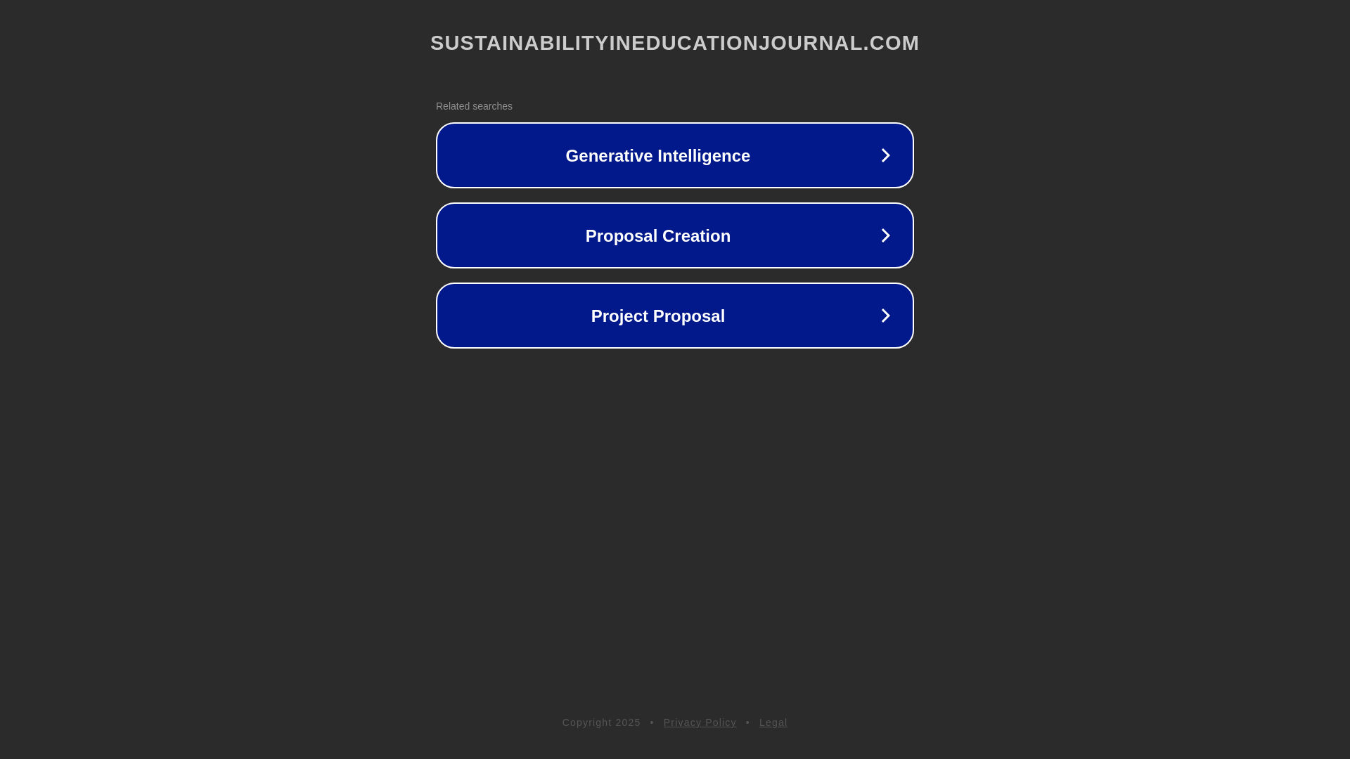 website screenshot of https://sustainabilityineducationjournal.com/