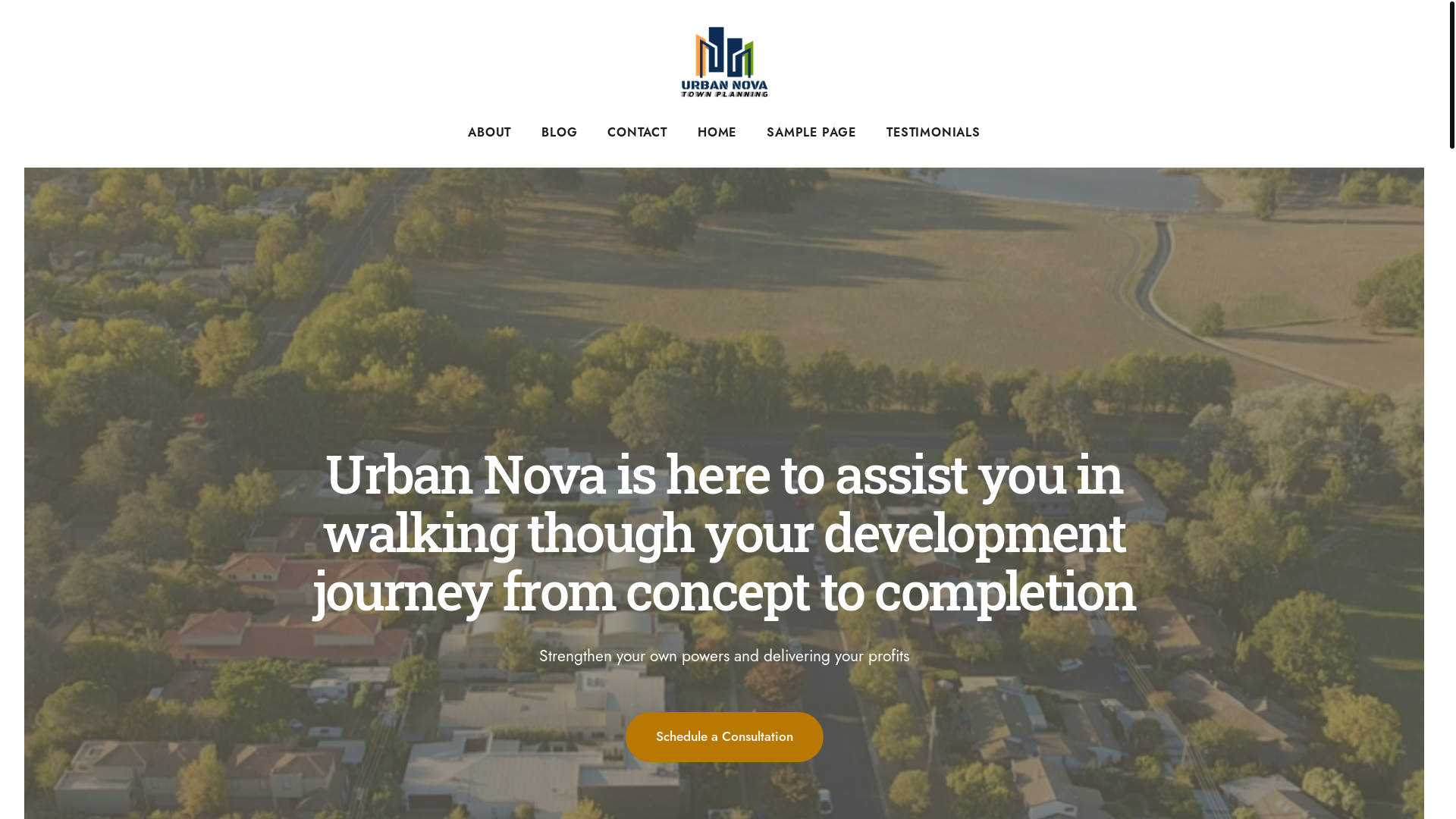 website screenshot of https://urbannova.com.au/