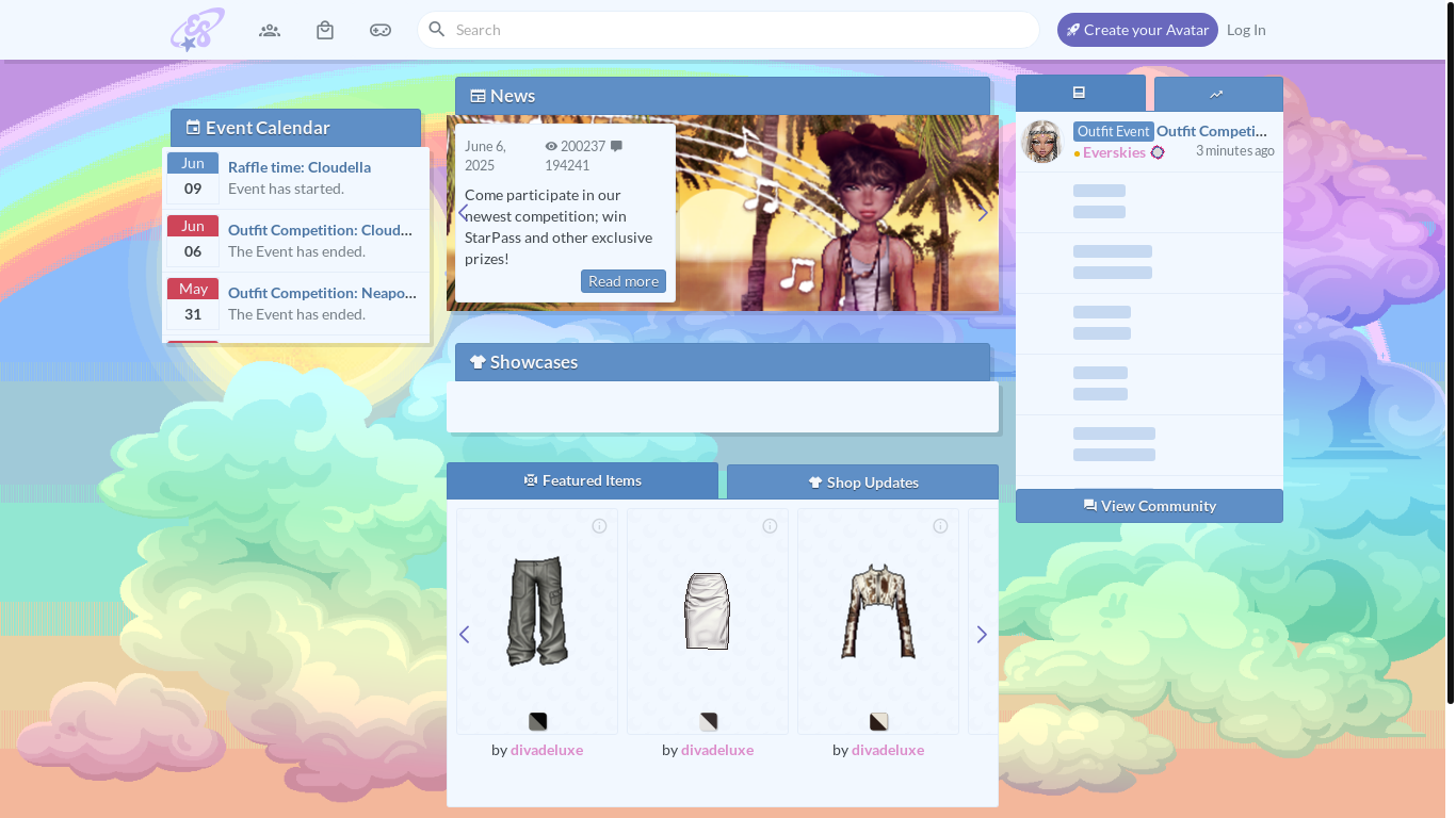 website screenshot of https://everskies.com/