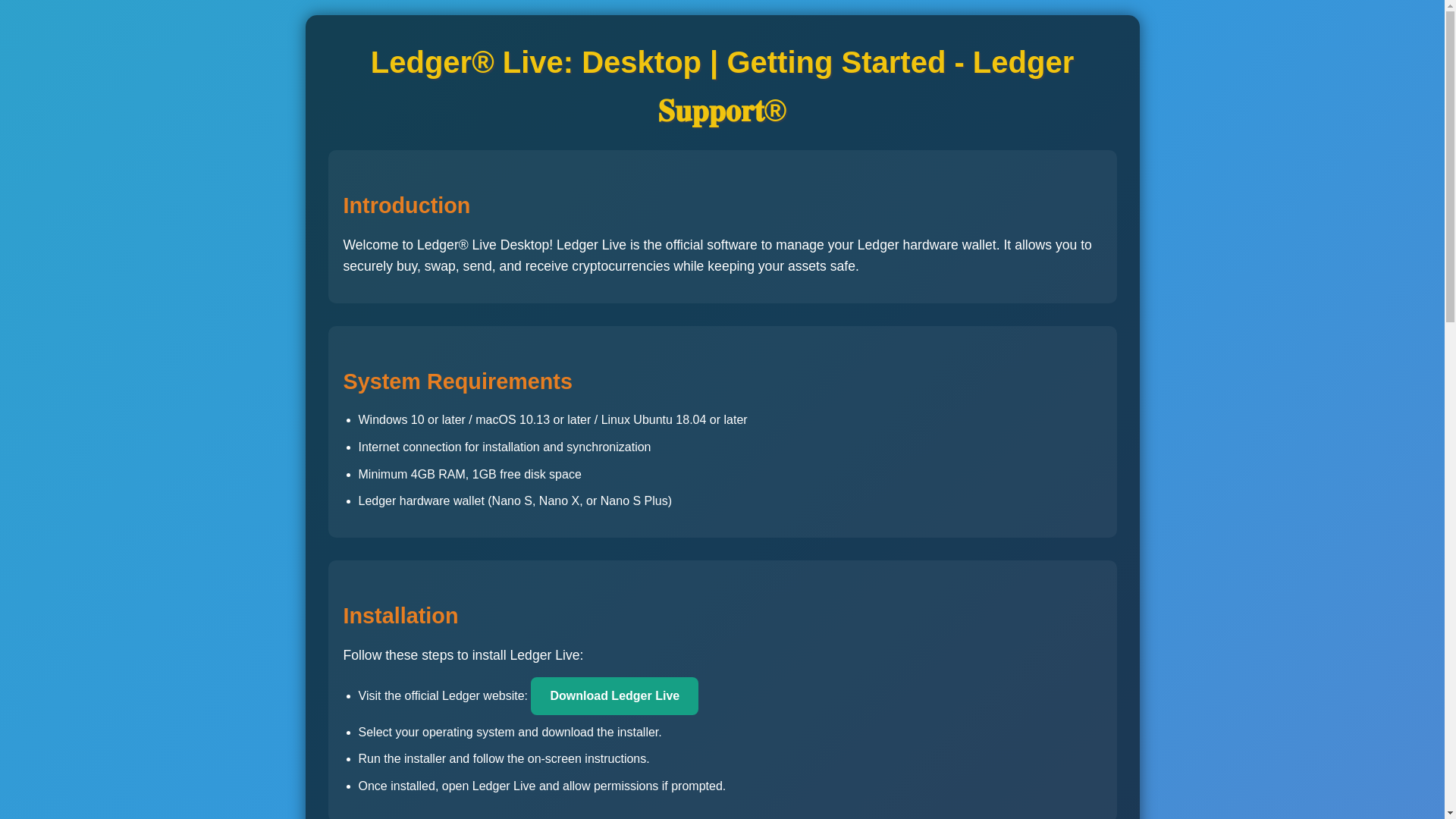 website screenshot of https://desktop-ledgrlive-start-usa.pages.dev/
