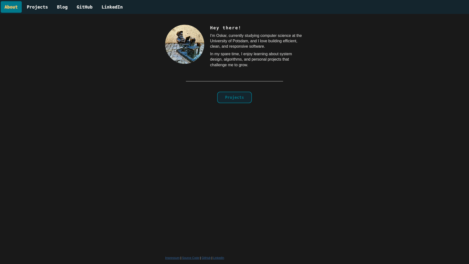website screenshot of https://omeyenburg.pages.dev/