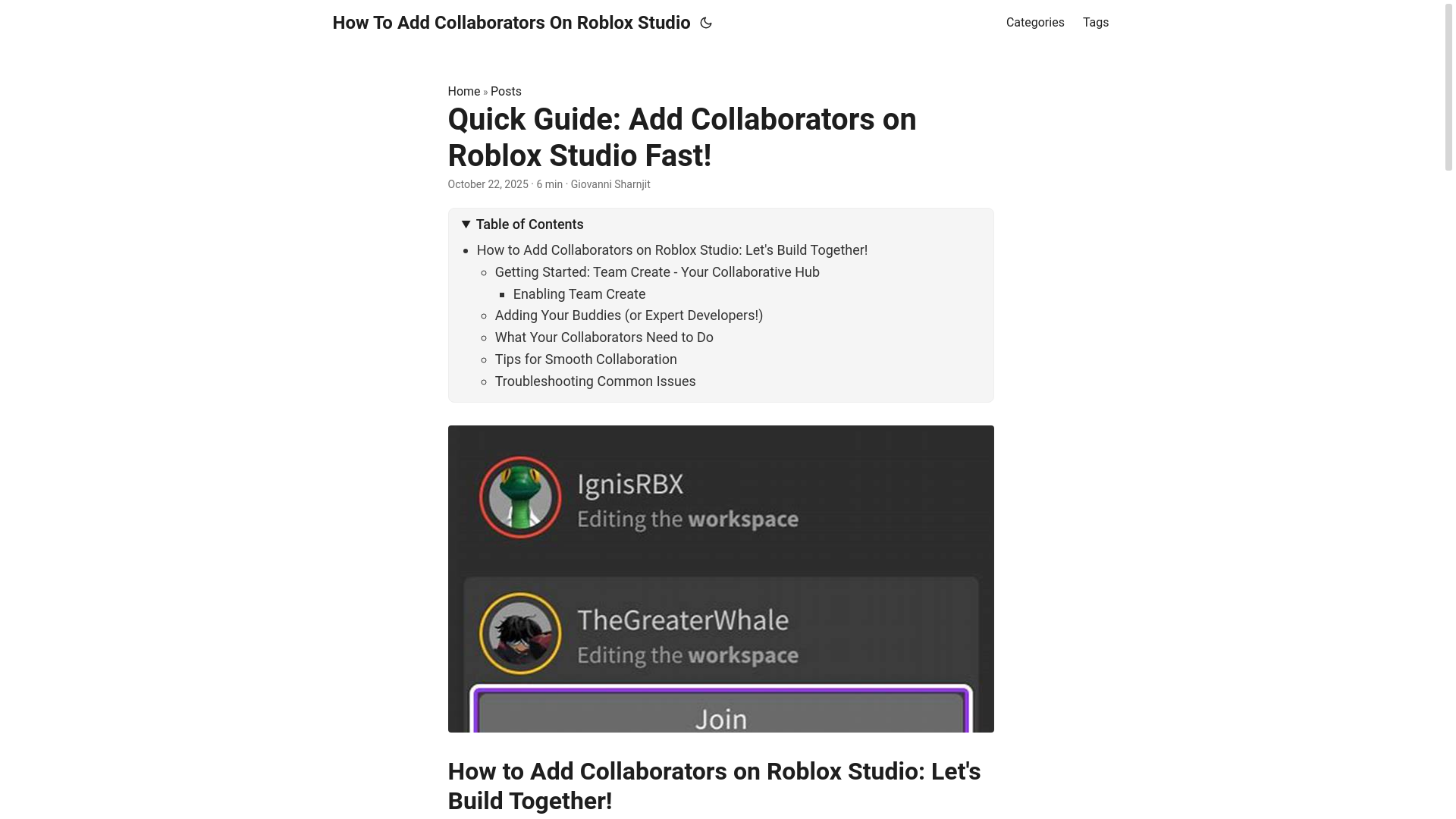 website screenshot of https://how-to-add-collaborators-on-roblox-studio.pages.dev/