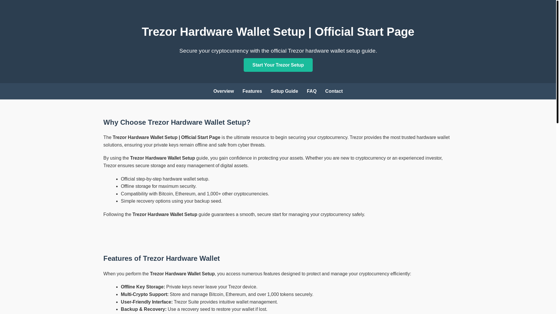 website screenshot of https://star-trezorr-io.pages.dev/