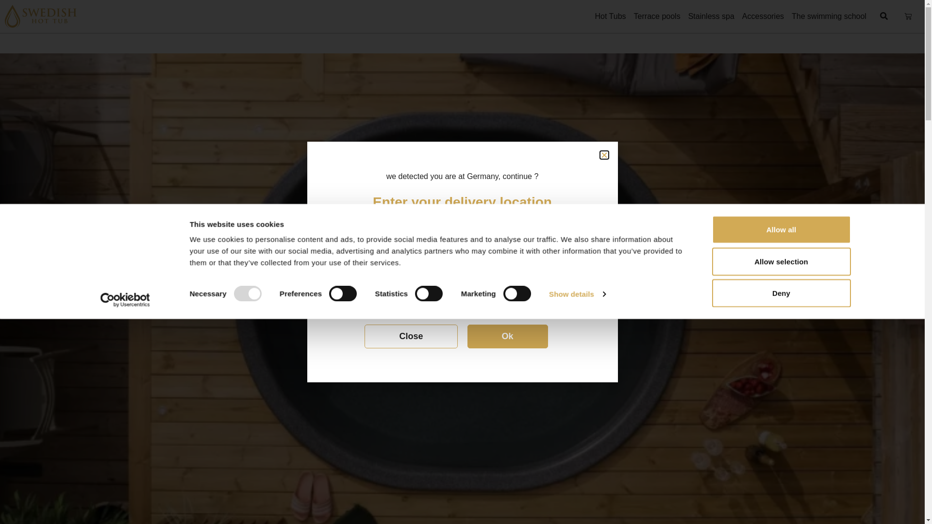 website screenshot of http://swedishhottub.com/