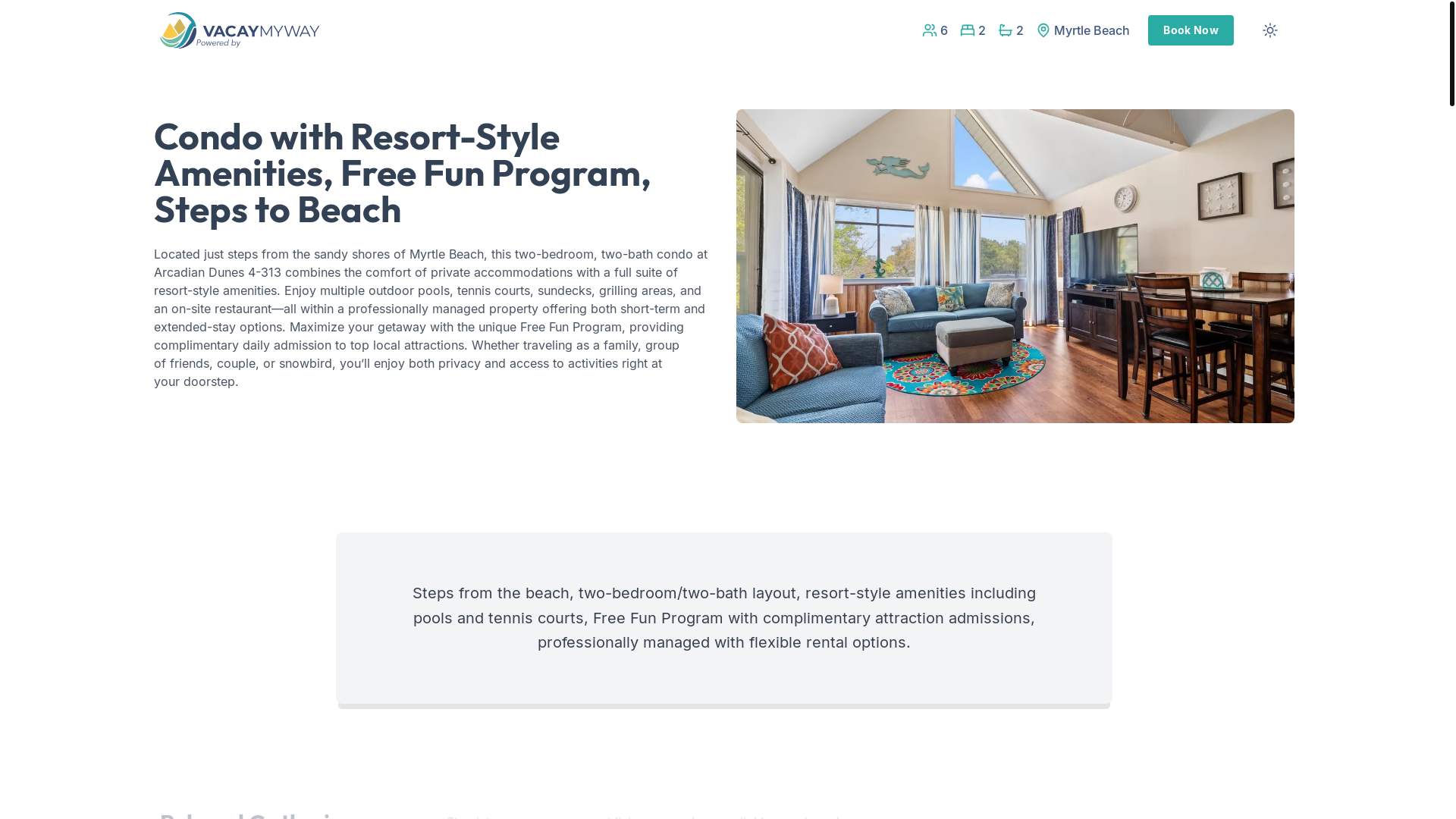 website screenshot of https://shoredrivevista.house/