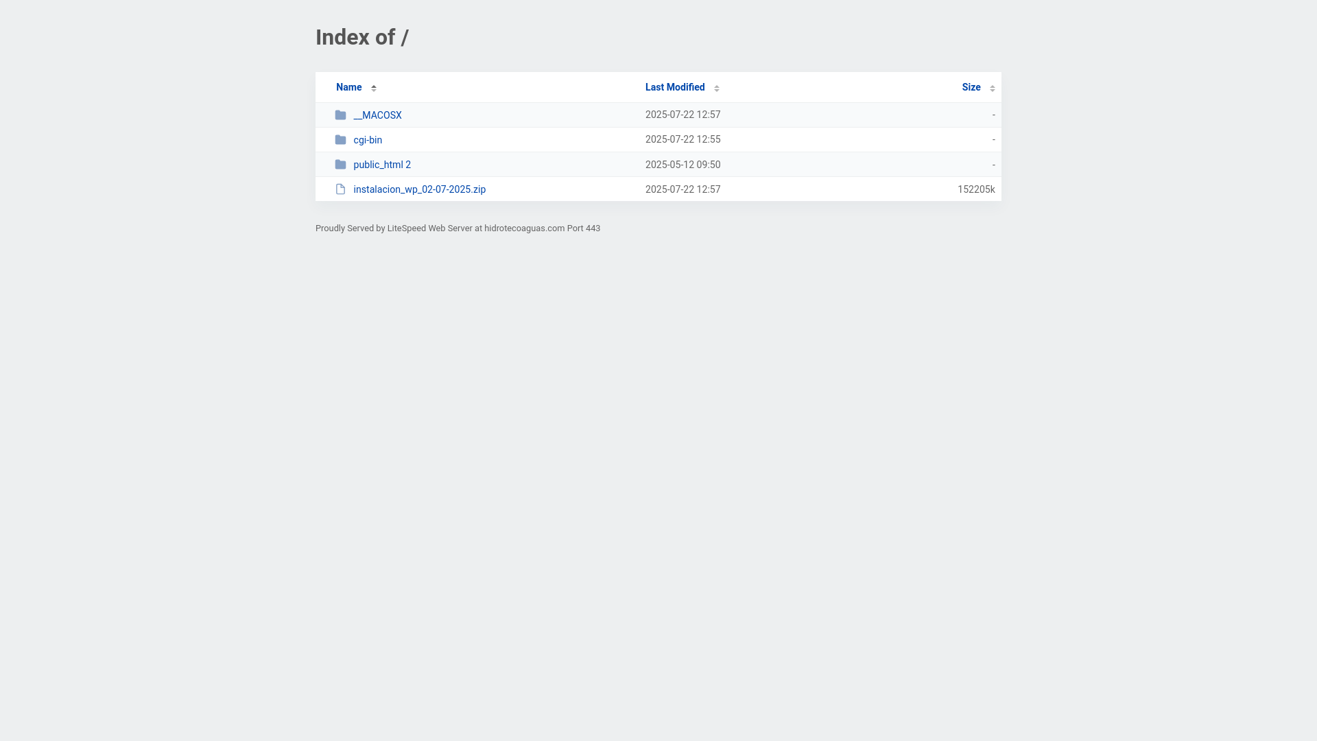 website screenshot of https://hidrotecoaguas.com/