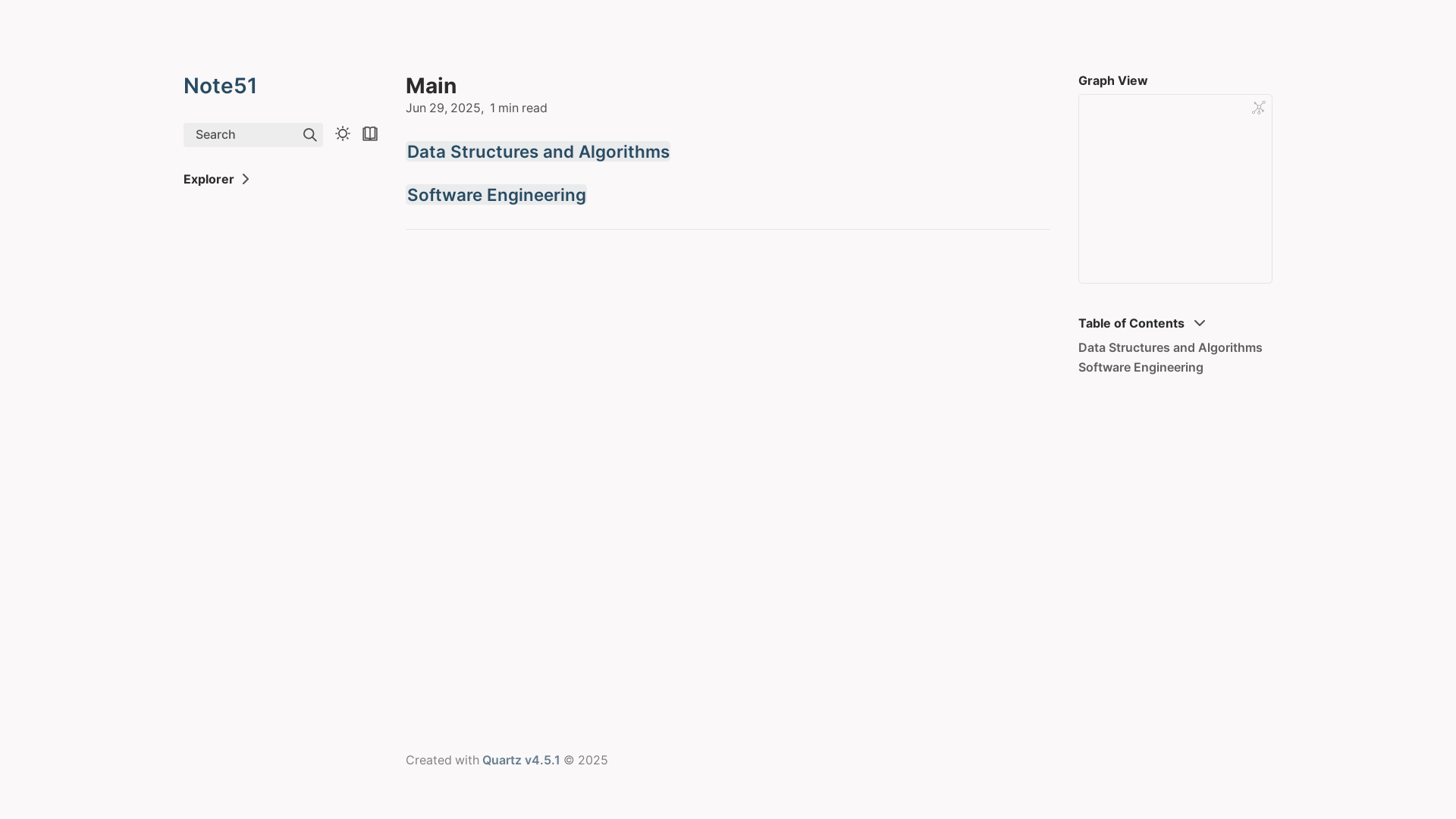 website screenshot of https://note51.pages.dev/