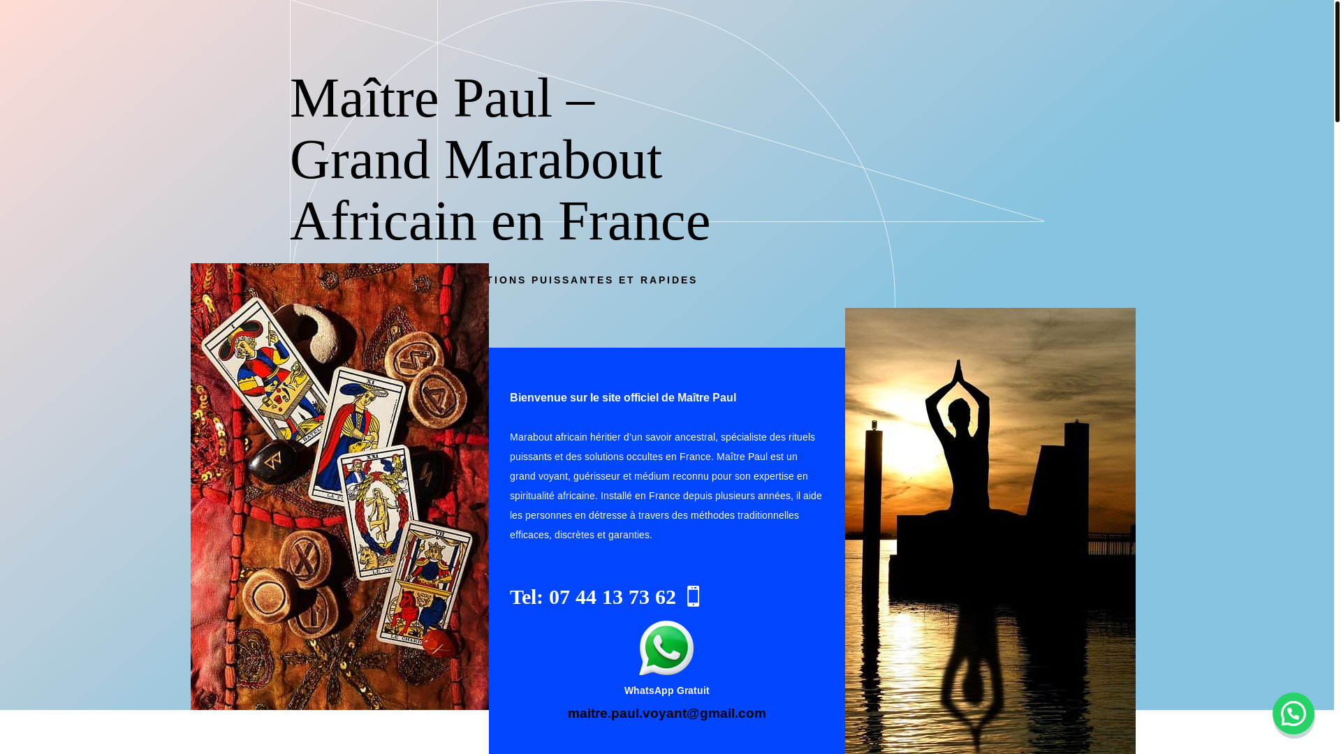 website screenshot of https://voyant-marabout-paul.fr/