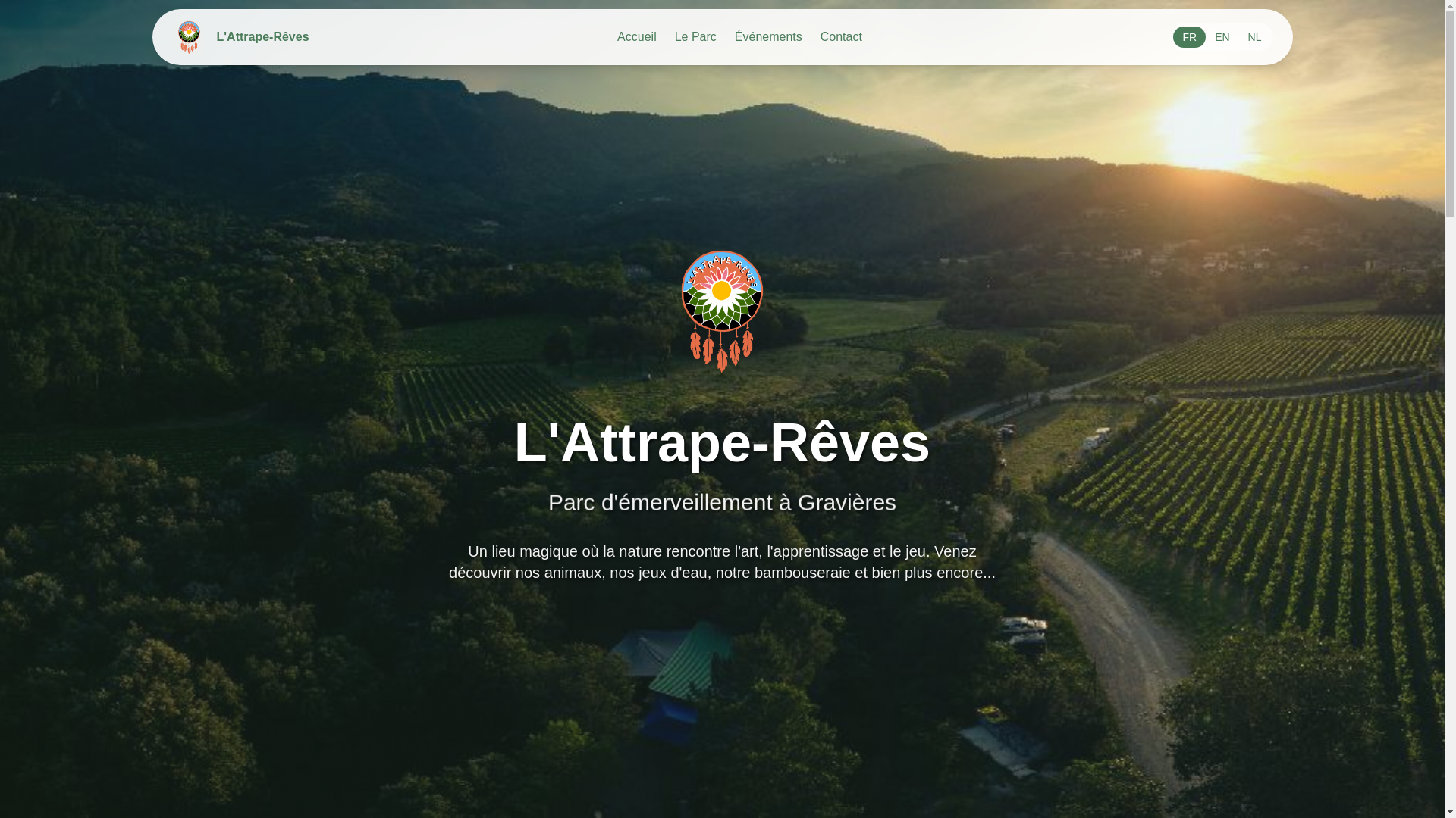 website screenshot of https://attrape-reves.pages.dev/