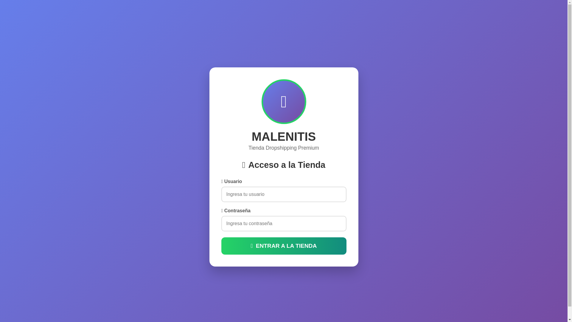 website screenshot of https://malenitis.com/