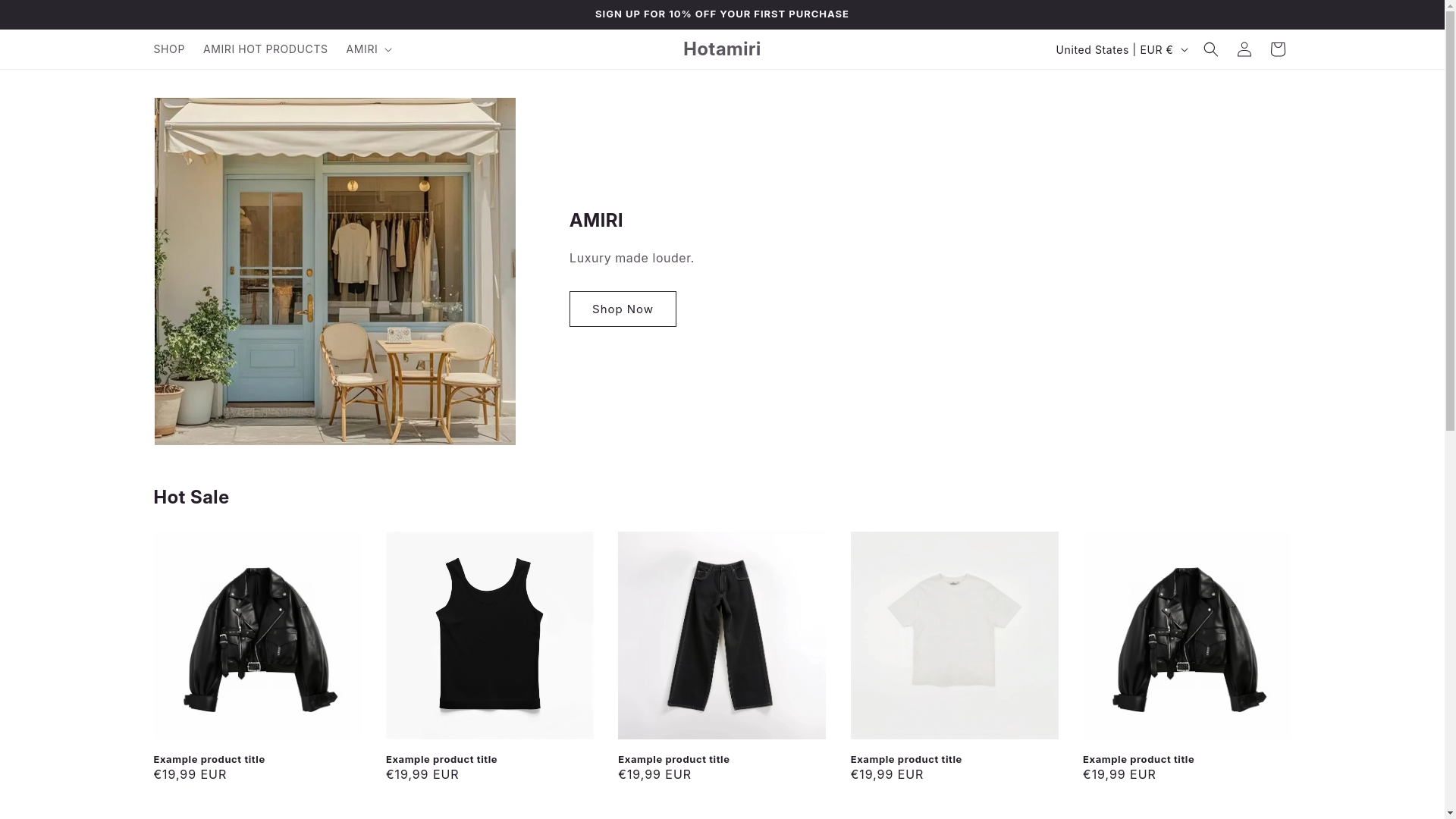 website screenshot of https://hotamiri.com/