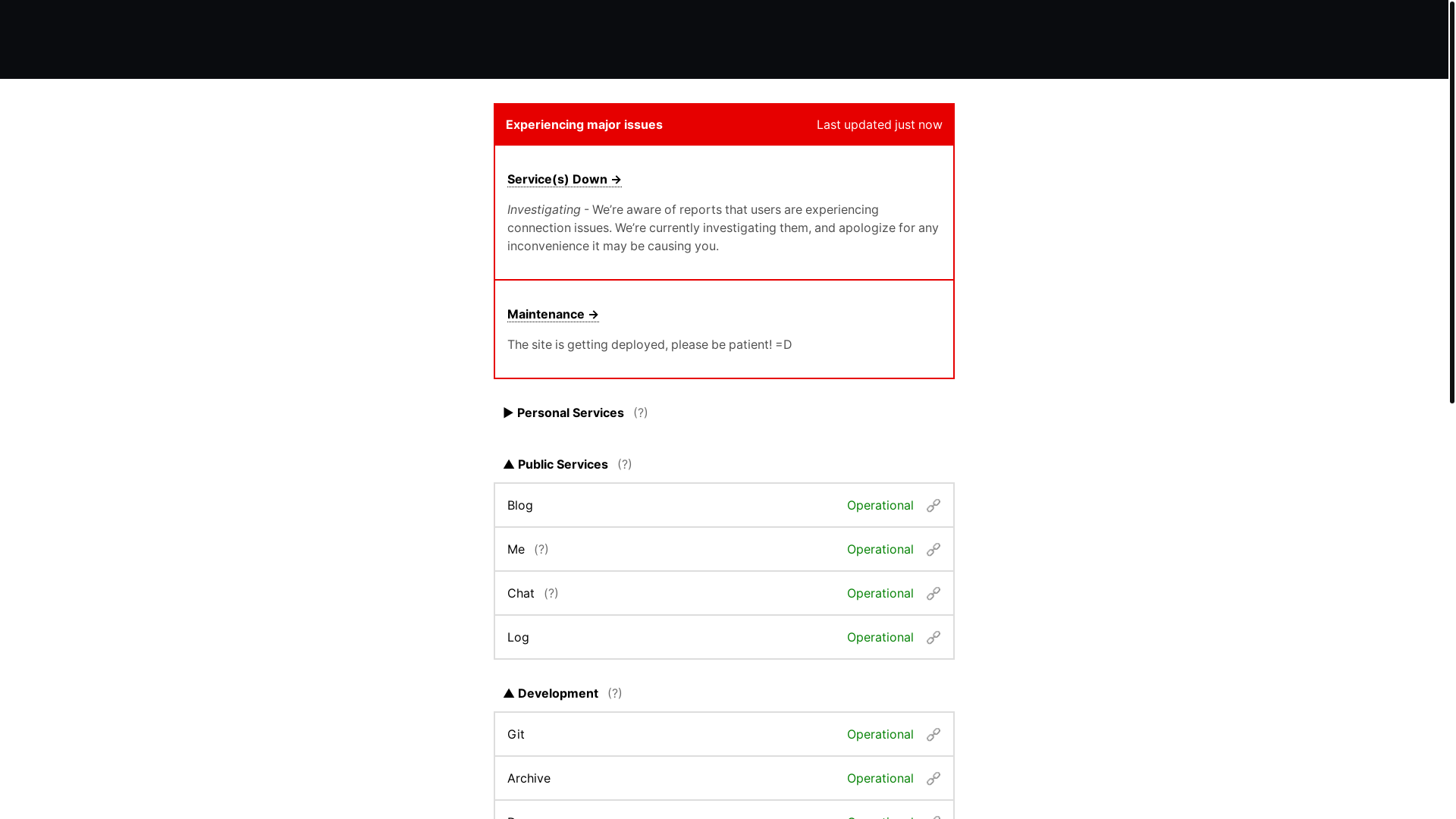 website screenshot of https://status-octubre-be.pages.dev/