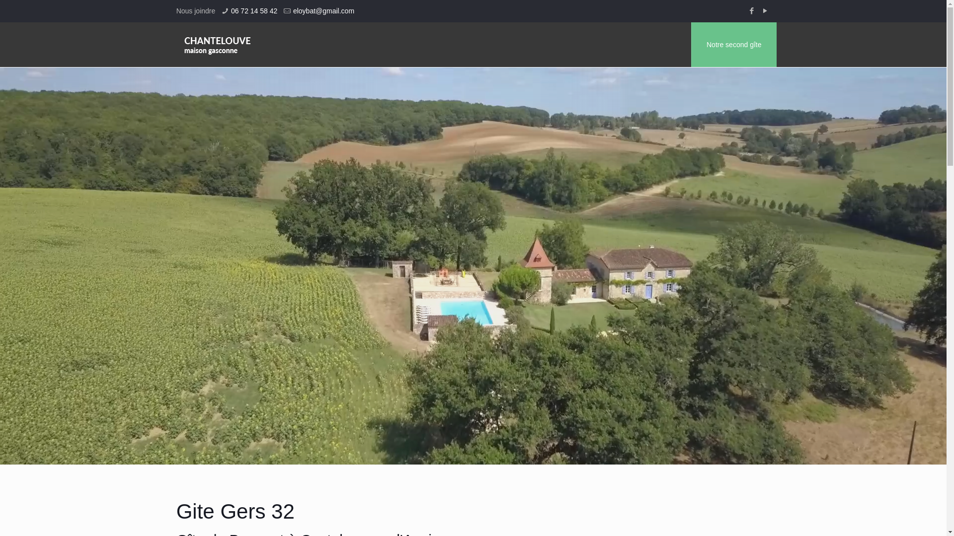 website screenshot of https://gitechantelouve.fr/
