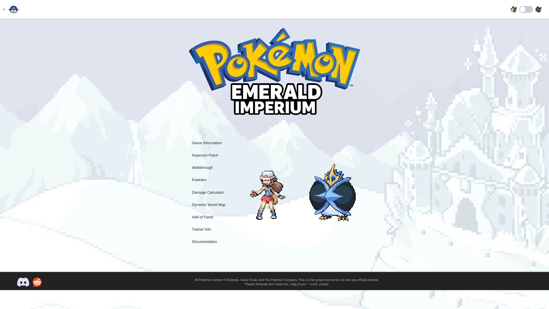 website screenshot of https://emeraldimperium.pages.dev/