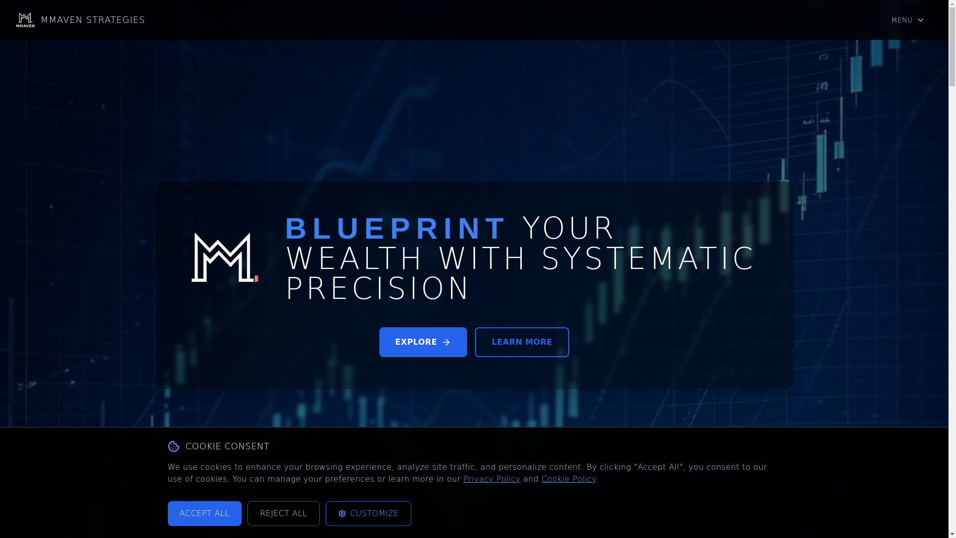 website screenshot of https://mmavenstrategies.com/
