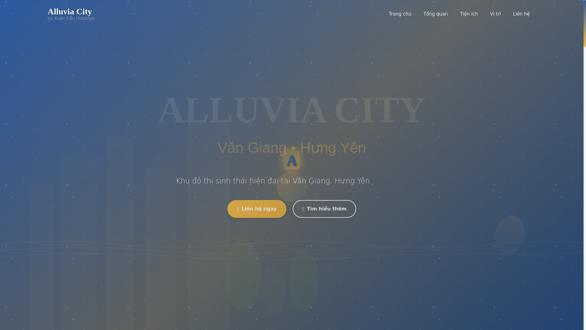 website screenshot of https://alluviacityland.com/