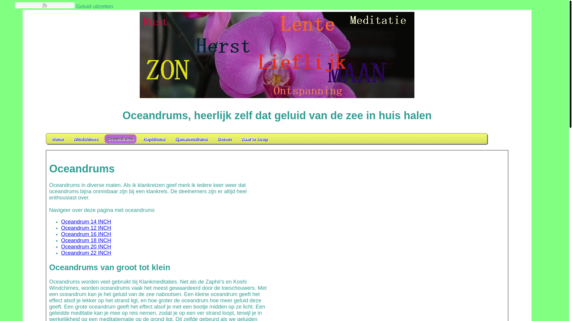 website screenshot of https://oceandrums-nl-archive.pages.dev/