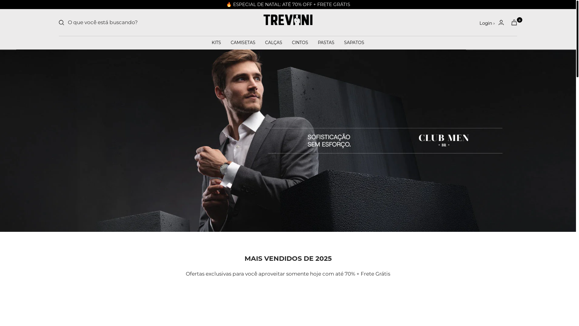 website screenshot of https://trevaniclub.shop/