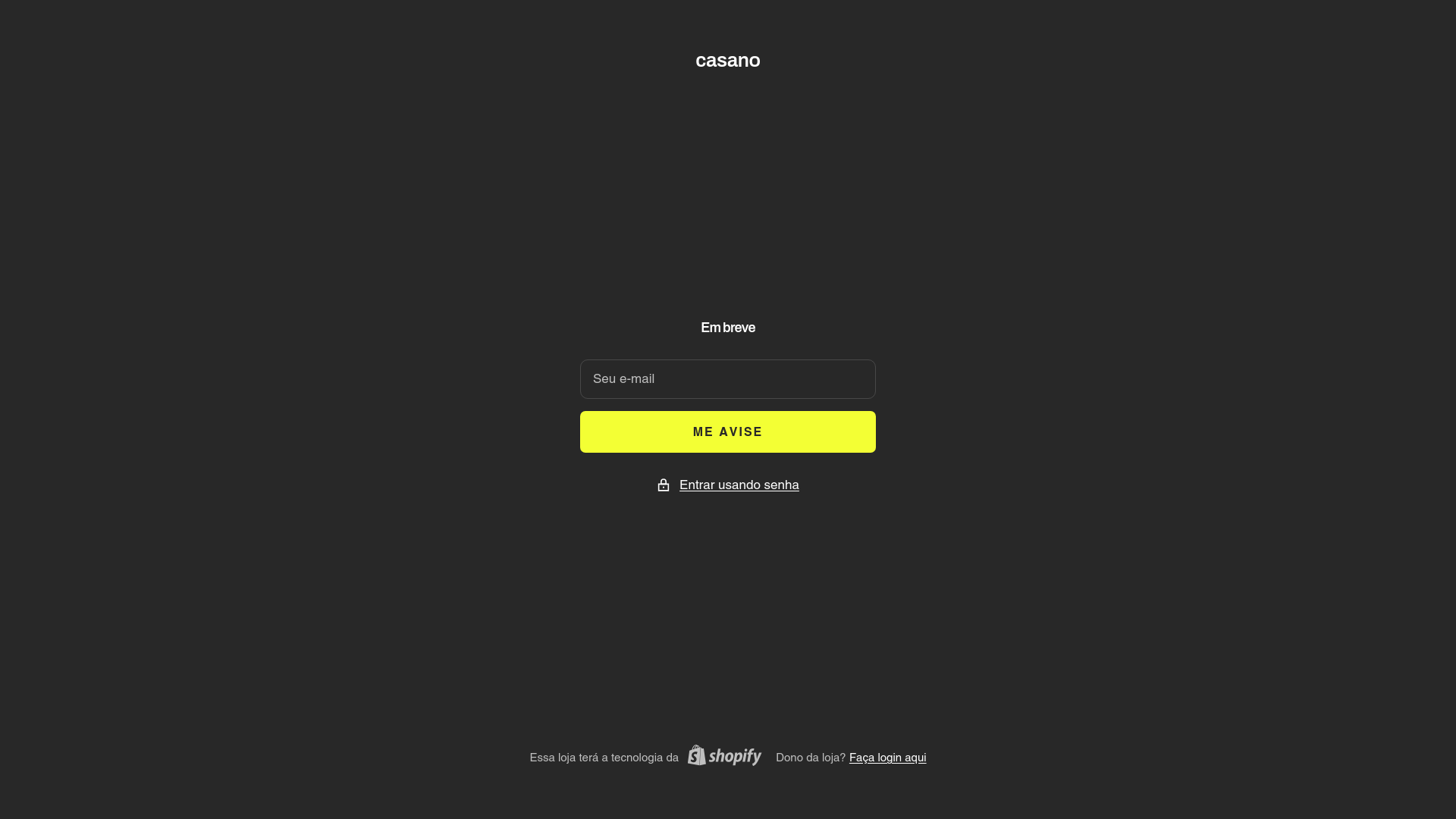 website screenshot of https://lojascasanobre.site/