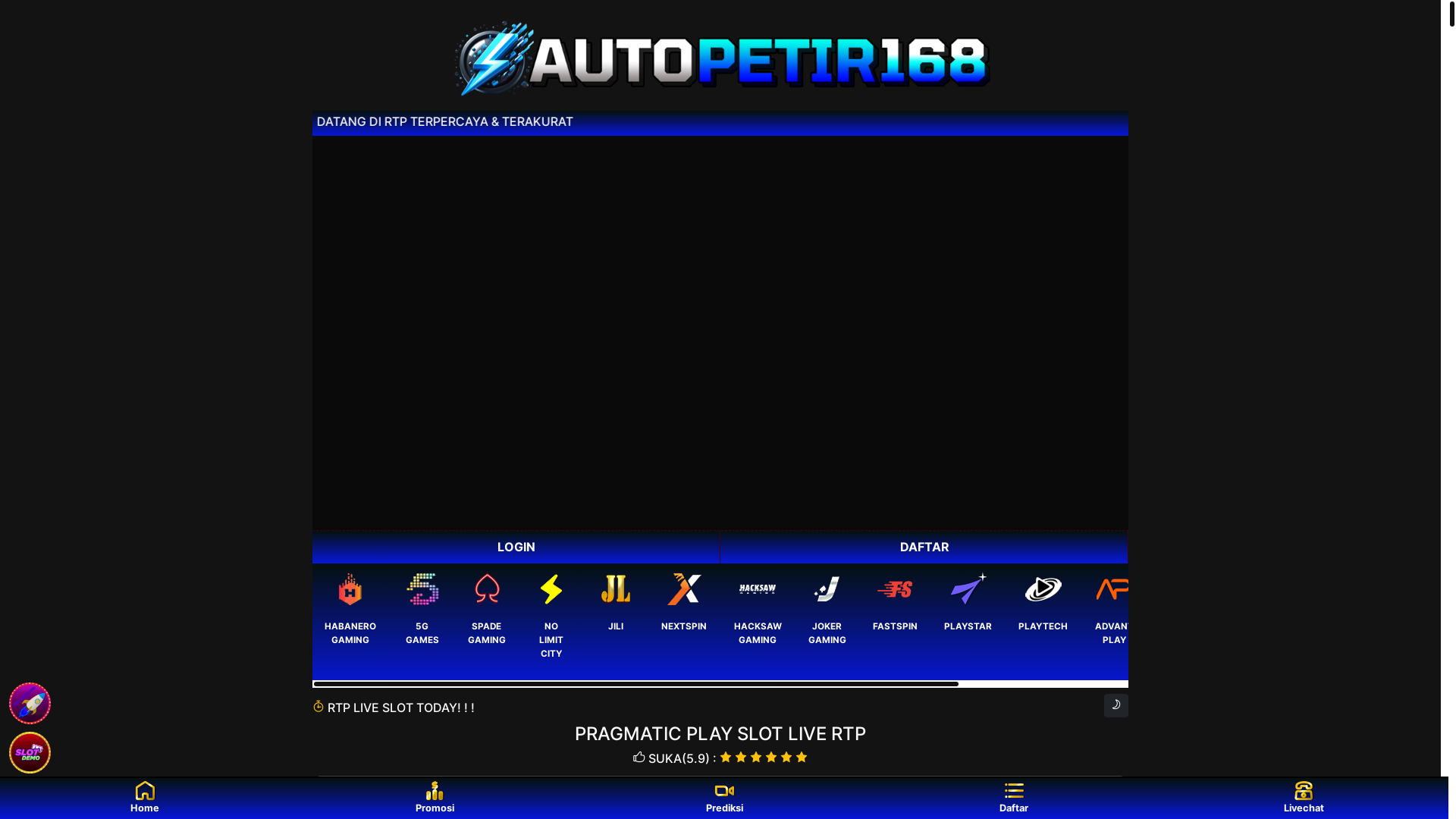 website screenshot of https://rtp-autopastigacor.store/