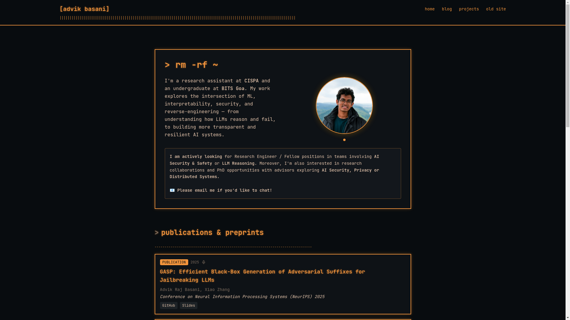 website screenshot of https://a3v1k.com/