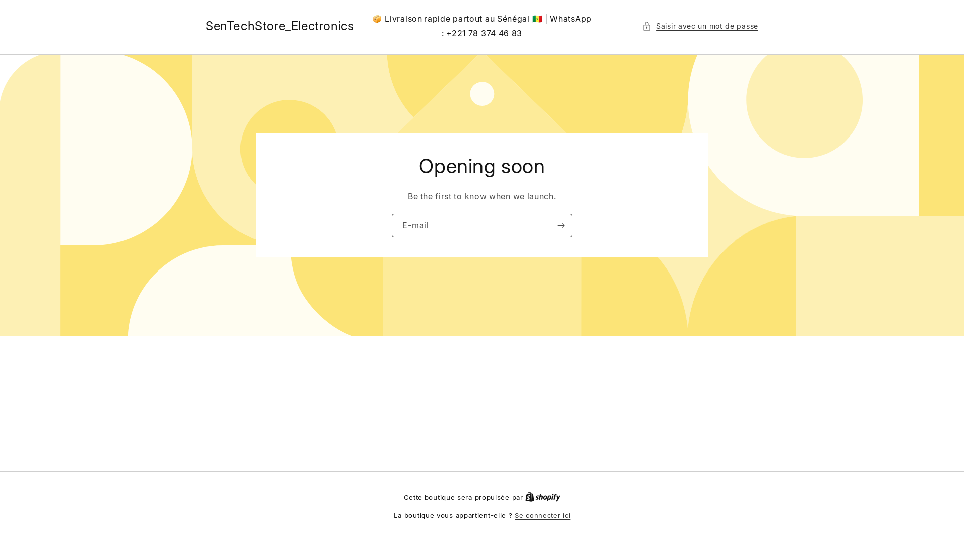 website screenshot of https://sentechstoreelectronics.com/