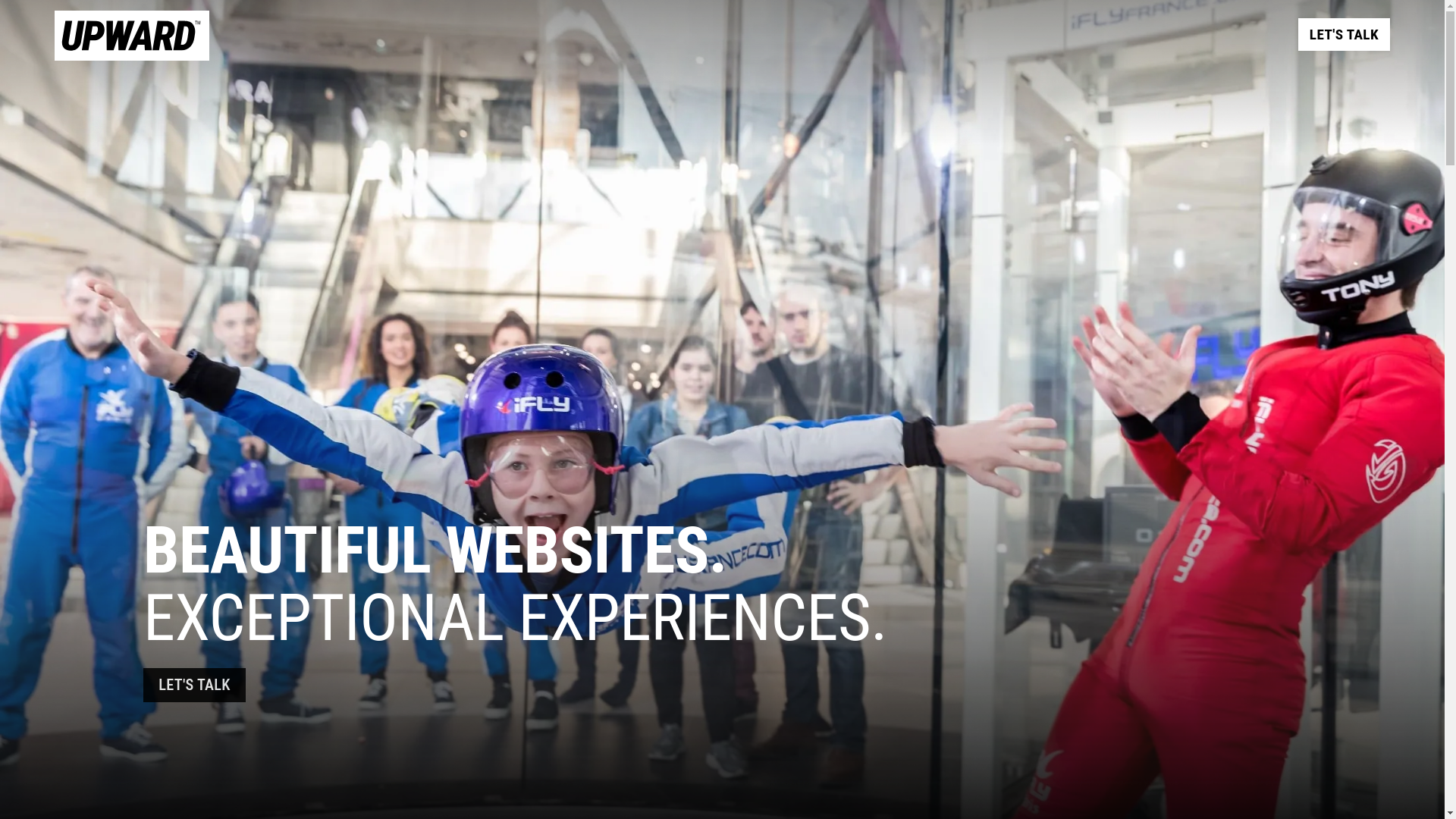 website screenshot of https://upwardlandingpageexperts.com/