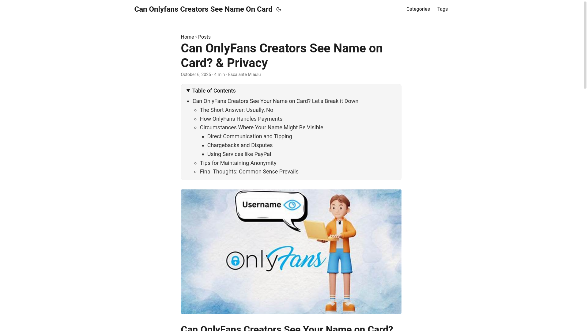 website screenshot of https://can-onlyfans-creators-see-name-on-card.pages.dev/