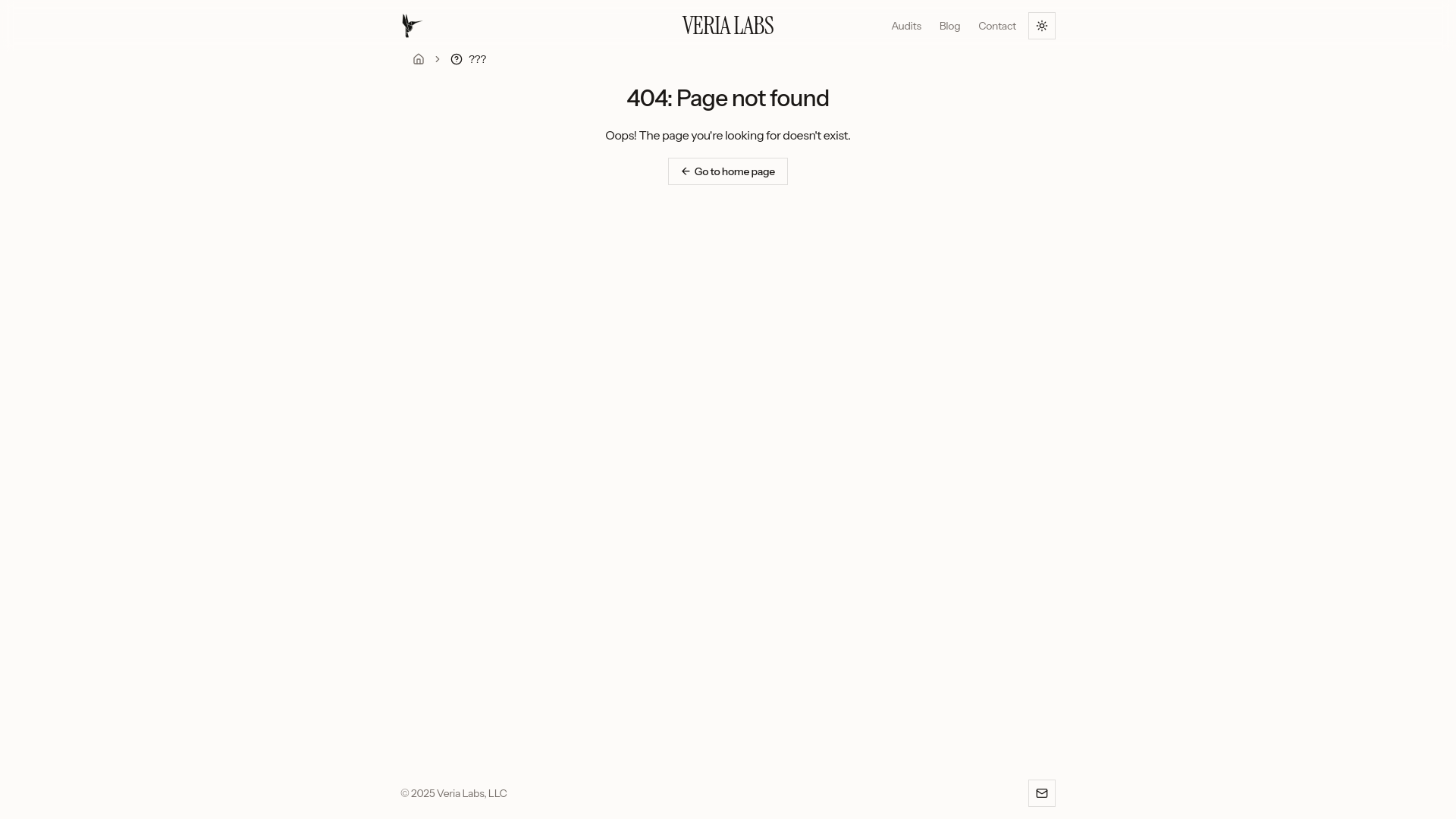 website screenshot of https://veria-yc-demo.pages.dev/