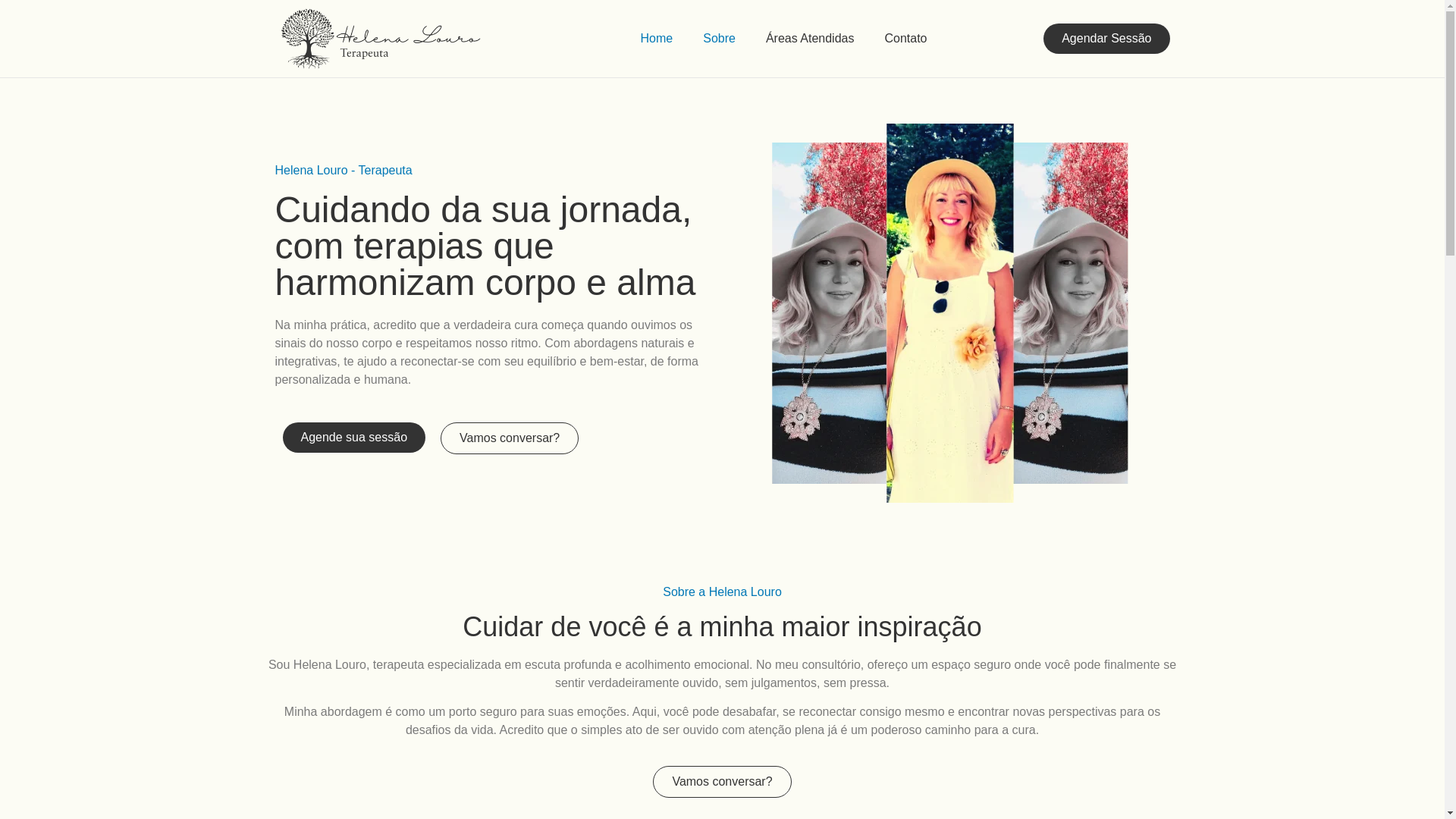 website screenshot of https://helenalouro.pt/