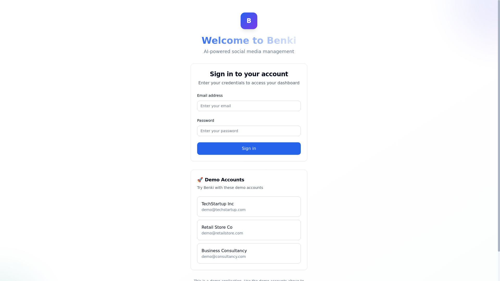 website screenshot of https://benki-frontend.pages.dev/