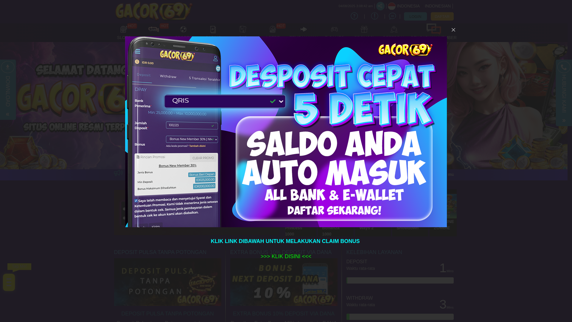 website screenshot of https://gacor69cuanterus.click/