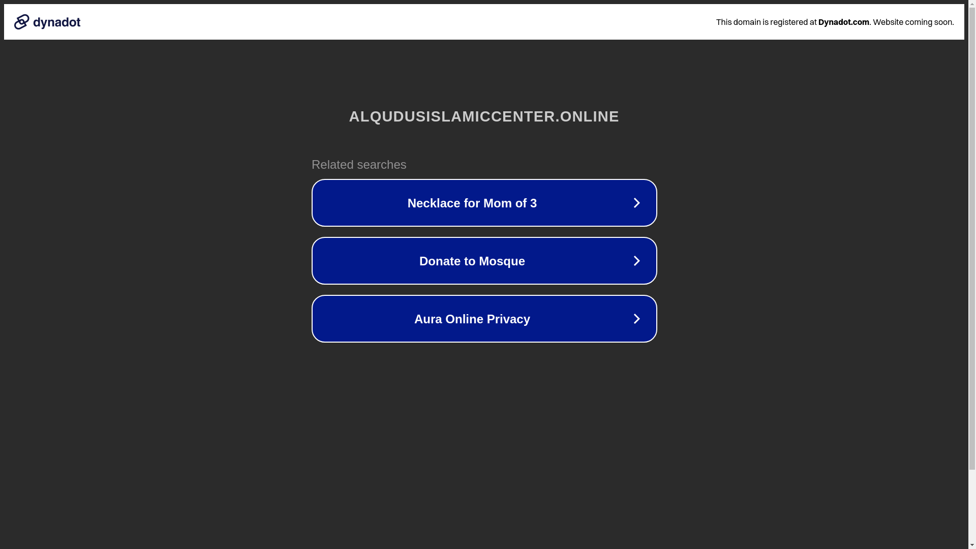 website screenshot of https://alqudusislamiccenter.online/