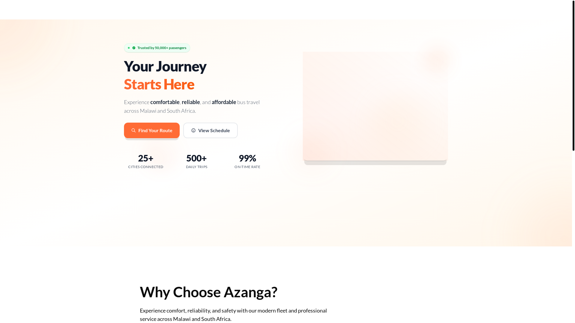 website screenshot of https://ngobenicoaches.com/
