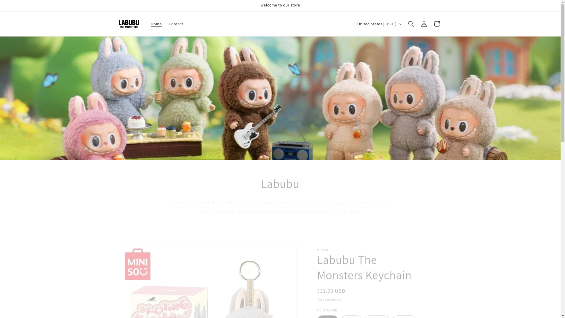 website screenshot of https://labubu-monters.com/
