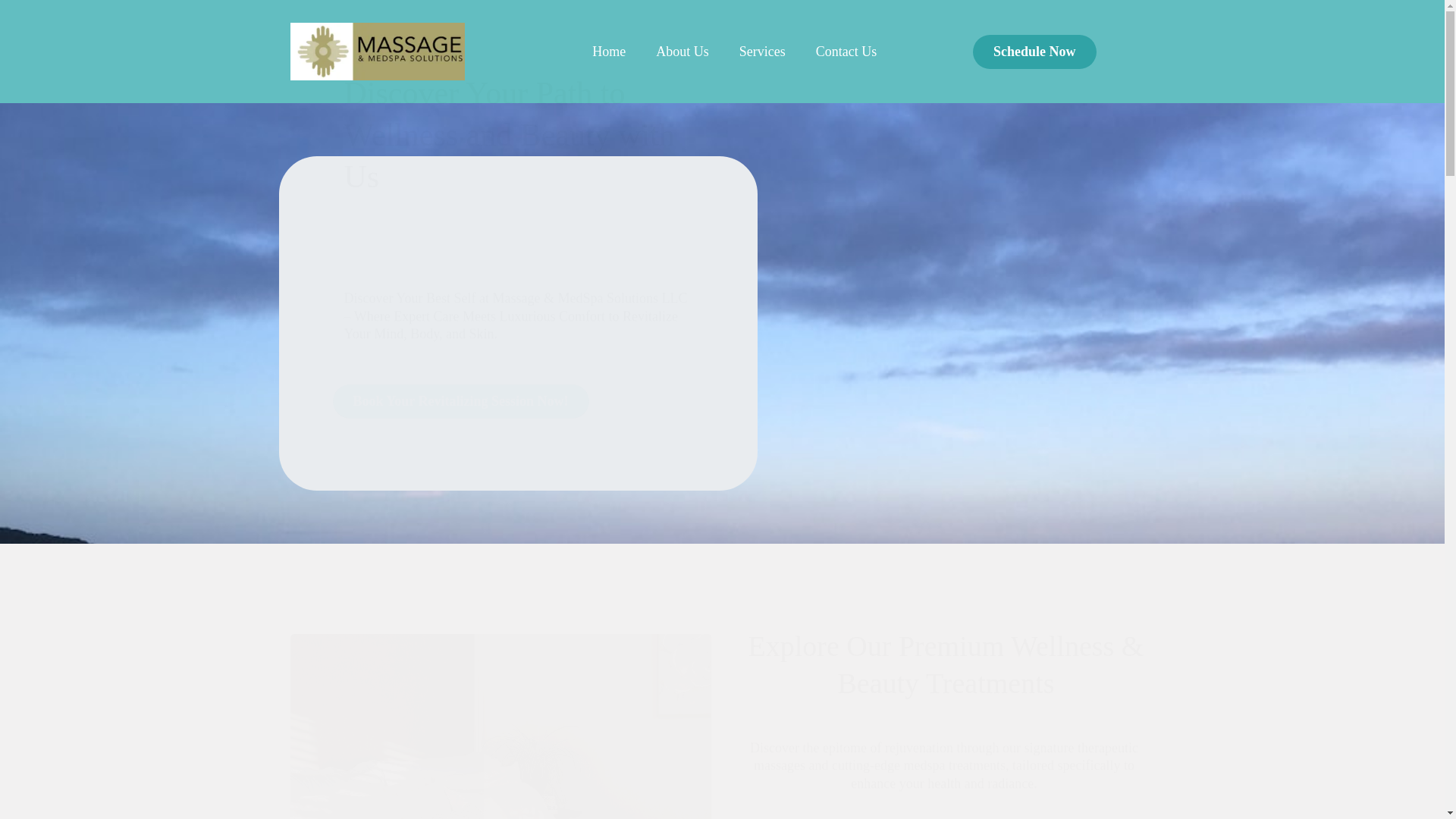 website screenshot of https://massagemedspasolutions.com/
