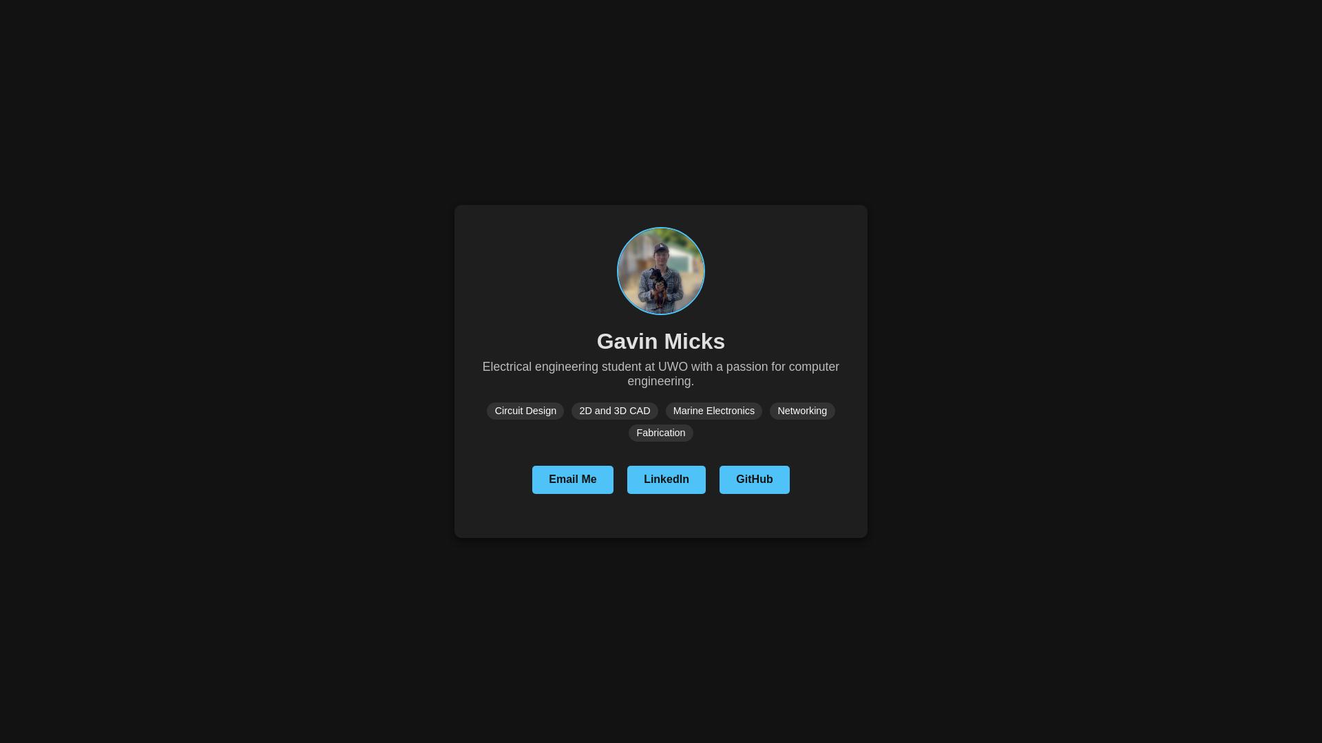 website screenshot of https://gavinm-home.pages.dev/