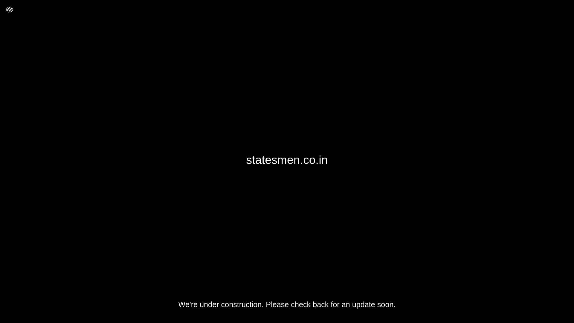 website screenshot of https://statesmen.co.in/