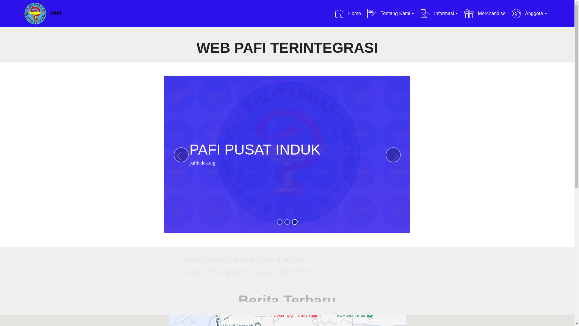 website screenshot of https://pafi-tarakan-org.pages.dev/