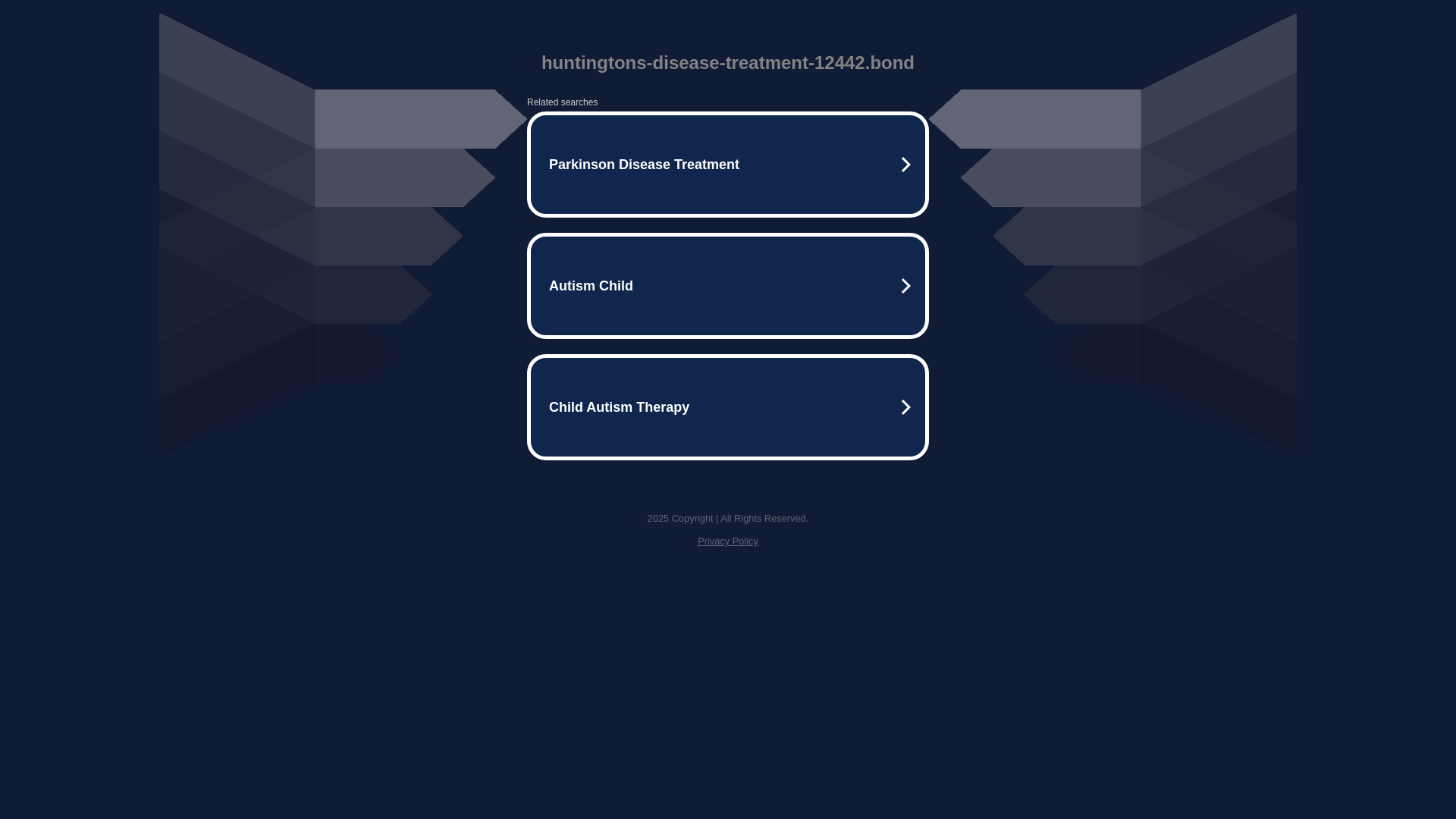website screenshot of https://huntingtons-disease-treatment-12442.bond/