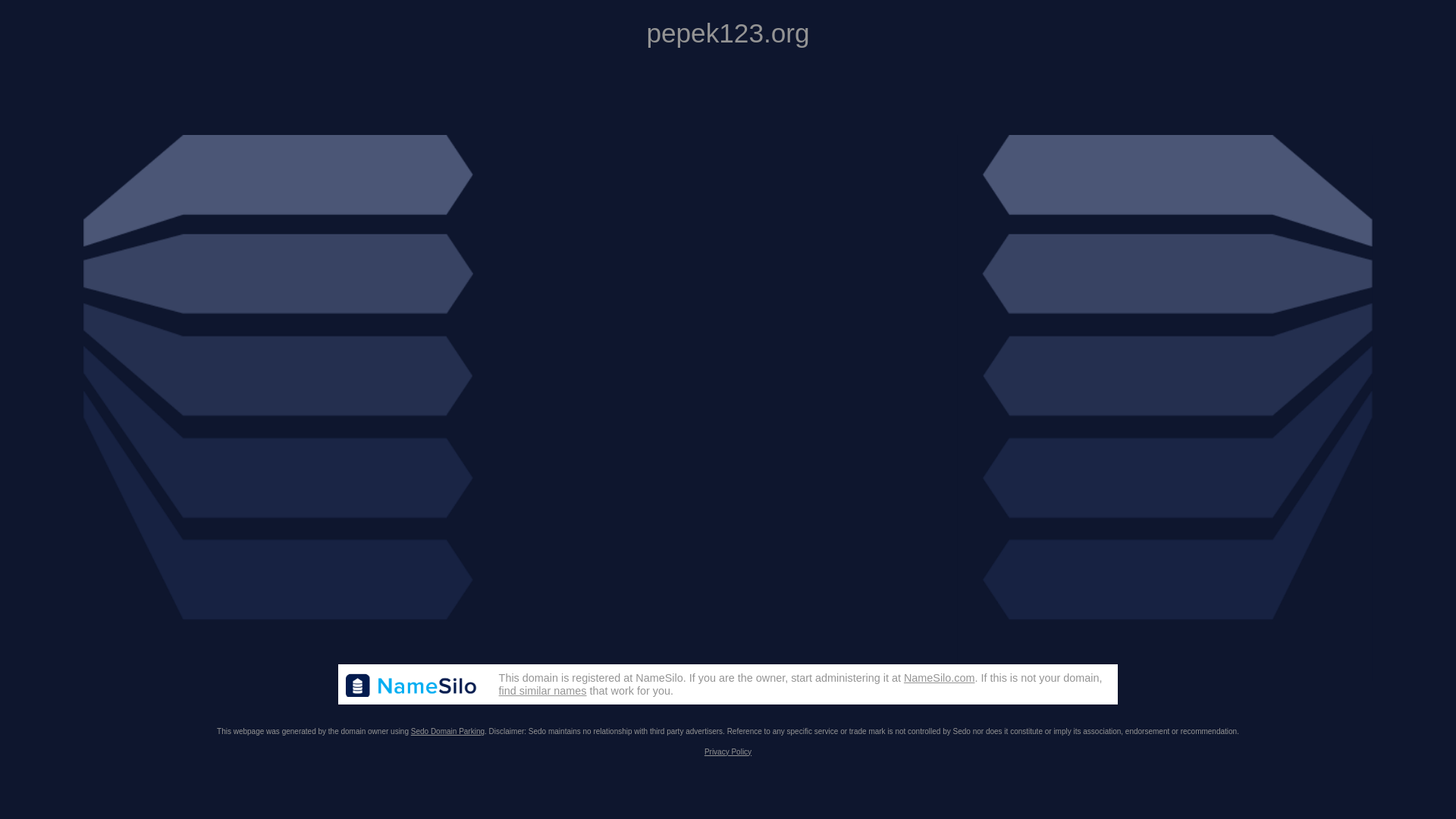 website screenshot of https://pepek123.org/
