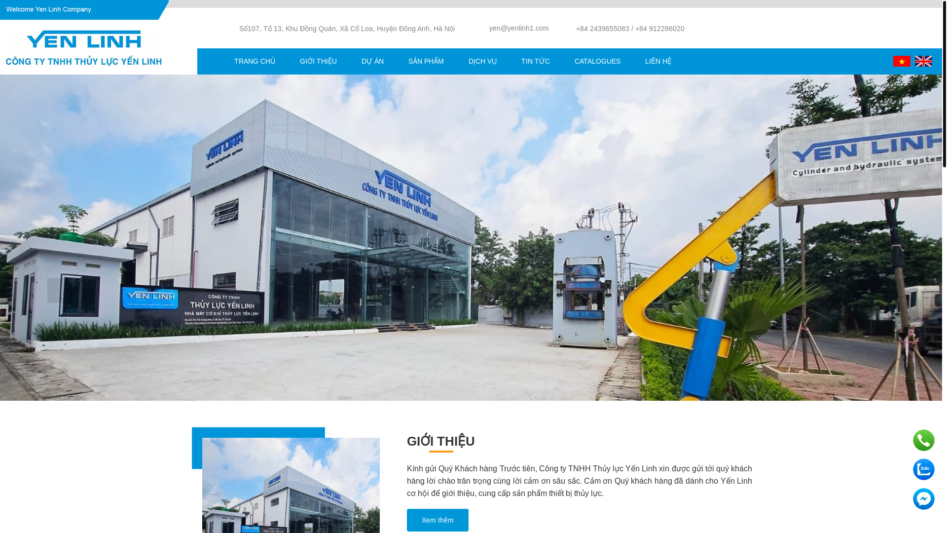 website screenshot of https://yenlinh1.com/