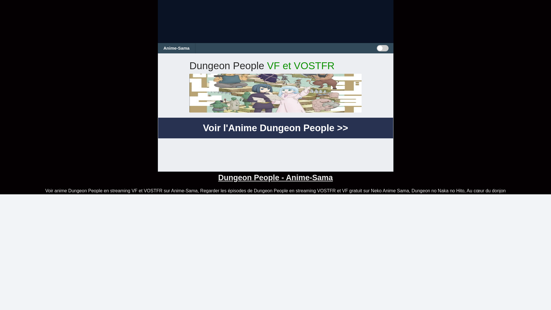 website screenshot of https://anime-sama-dungeon-people.pages.dev/
