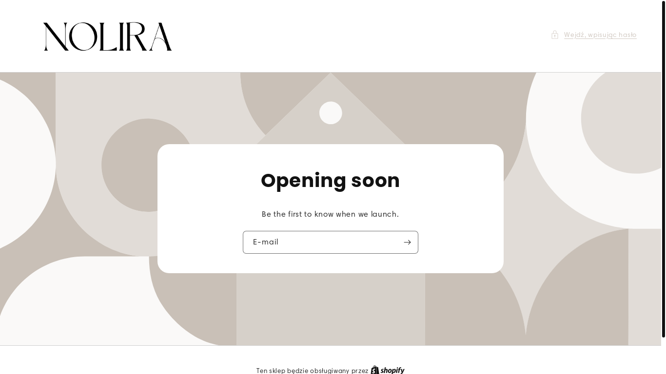 website screenshot of https://nolira.pl/