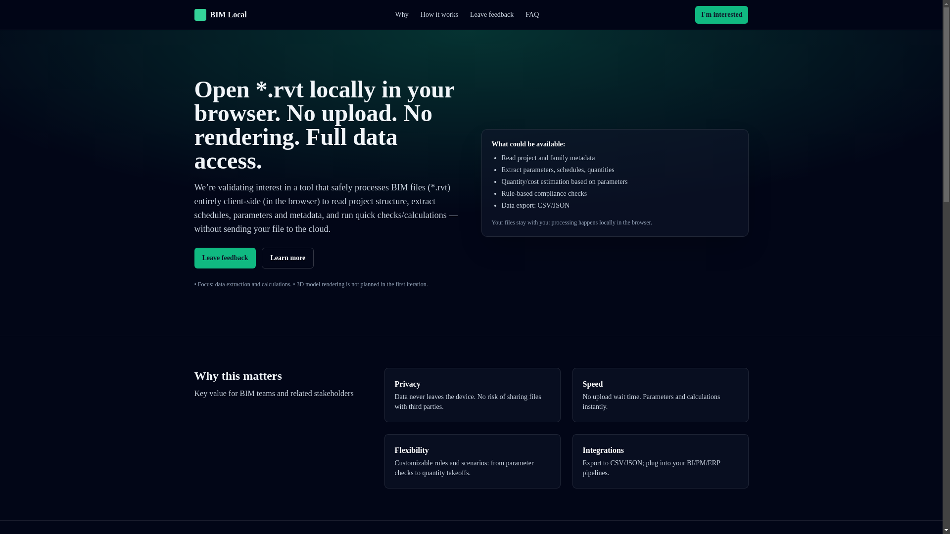 website screenshot of https://bimlocal.pages.dev/