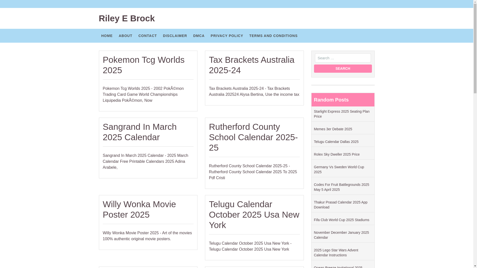 website screenshot of https://rileyebrock.pages.dev/