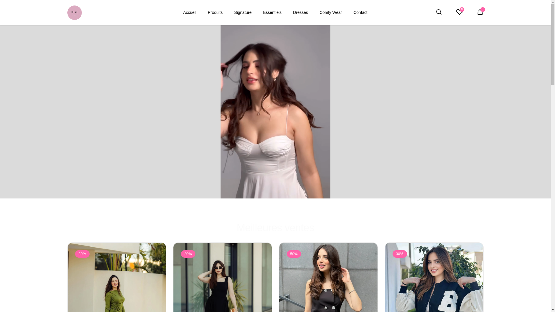 website screenshot of https://blushbyghadachaka.com/