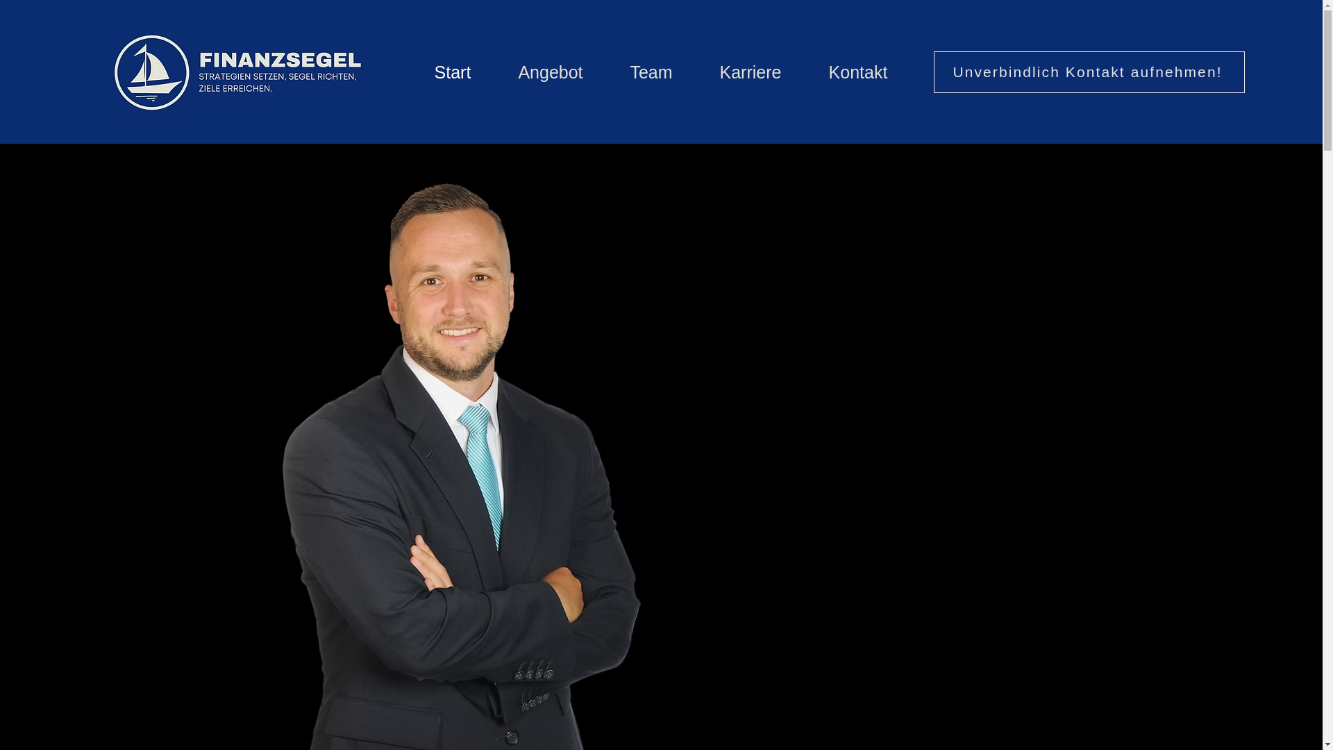 website screenshot of https://finanzsegel.com/